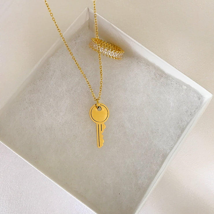 Happy Key Necklace